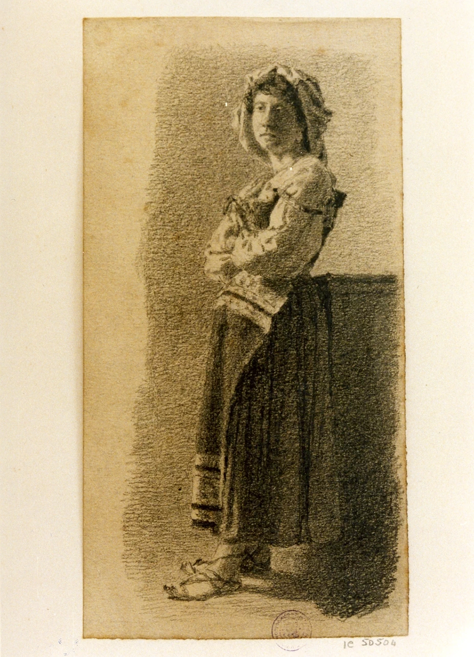 Francesco Paolo Michetti - figura femminile, Certosa e Museo Nazionale di San Martino, Napoli
